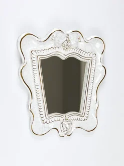 Miroir mural Art Déco Théâtre en Terre Cuite par Gmundner Keramik, Autriche, années 1930