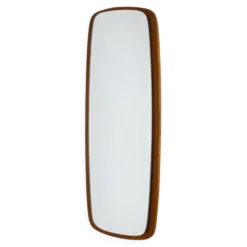 Miroir mural danois en teck, années 1960