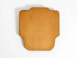Miroir mural des années 1930, teck et contreplaqué, design abstrait, Allemagne