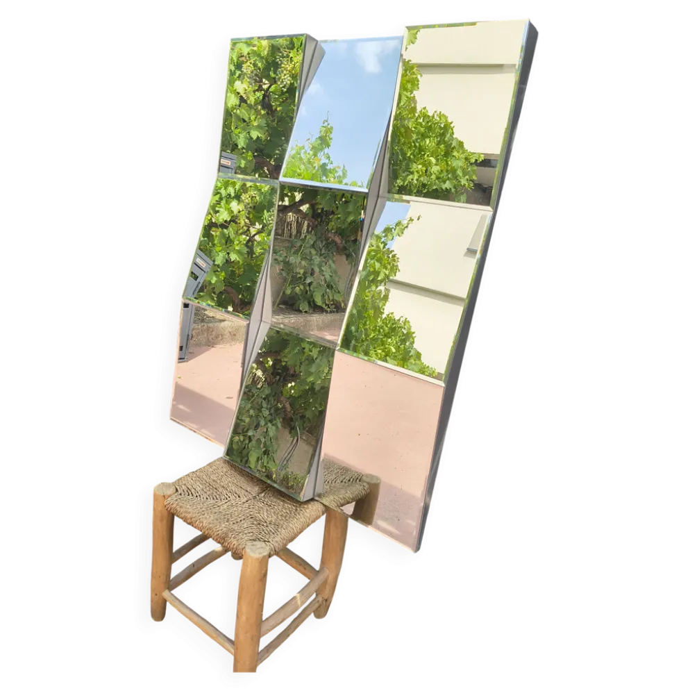 Miroir mural design Deknudt Decora - Modèle « Zigzag »