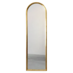 Miroir mural en arc doré par Deknudt, Belgique, 20e siècle