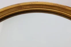 Miroir mural en arc doré par Deknudt, Belgique, 20e siècle