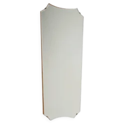 Miroir mural en forme de bouclier, production européenne, années 1930-1940
