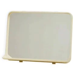 Miroir mural en plastique avec étagère intégrée, 1970s