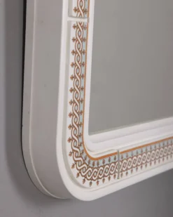 Miroir mural en plastique vintage avec Carrara Matta, années 1970
