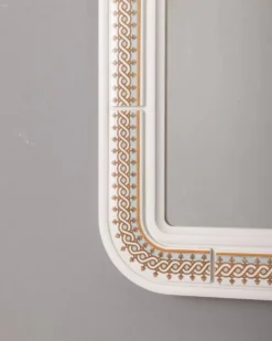 Miroir mural en plastique vintage avec Carrara Matta, années 1970