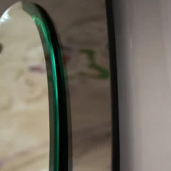 Miroir mural en verre biseauté de style mid-century moderne, Italie, années 1970