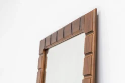 Miroir mural graphique sculptural