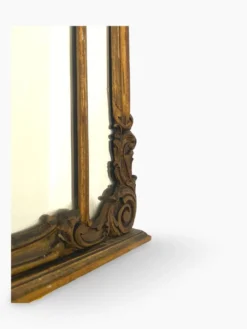 Miroir mural italien ancien, 19e siècle.