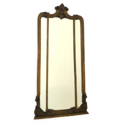 Miroir mural italien ancien, 19e siècle.