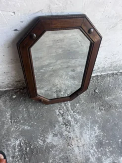 Miroir mural octogonal anglais Arts & Crafts / Art déco, 1920s–1930s