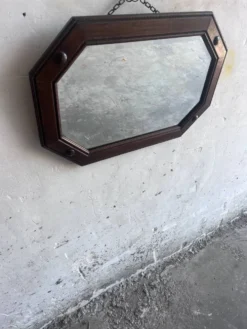 Miroir mural octogonal anglais Arts & Crafts / Art déco, 1920s–1930s