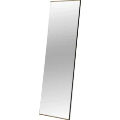 Miroir mural rectangulaire minimaliste à cadre en laiton, années 1960, Allemagne