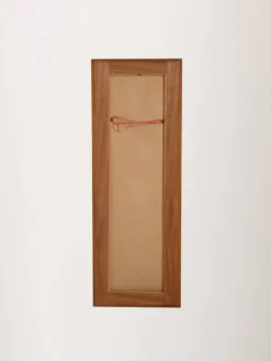 Miroir mural scandinave en acajou, années 1950