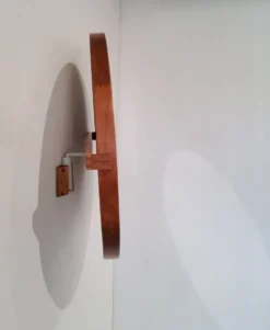 Miroir mural scandinave en teck - luxus