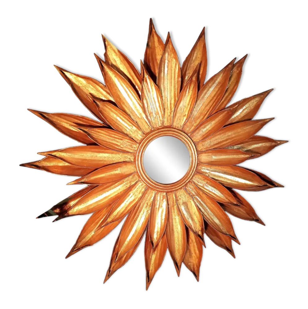 Miroir mural "Soleil" 1970s