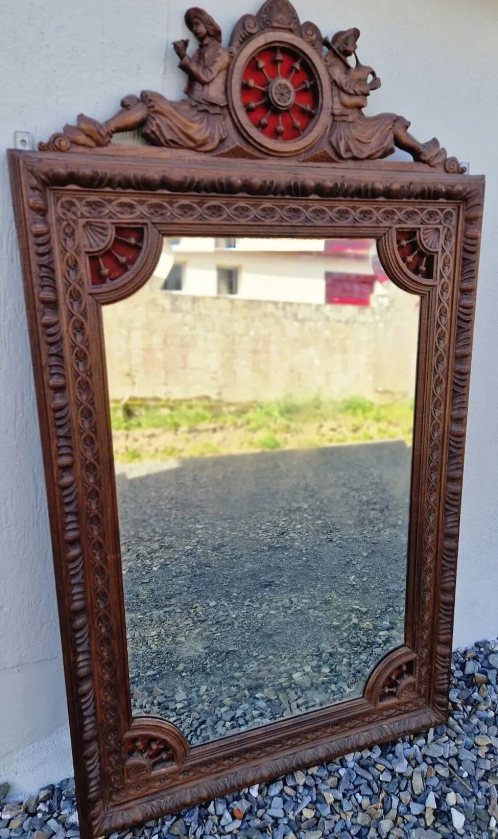 Miroir mural trumeau breton