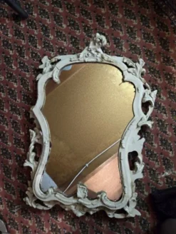 Miroir mural vintage baroque / rococo – Cadre orné shabby chic