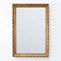 Miroir néoclassique en bois doré, Belgique, vers 1900