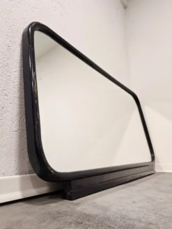 Miroir noir Art Déco des années 1920 - Grand cadre architectural