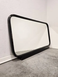 Miroir noir Art Déco des années 1920 - Grand cadre architectural