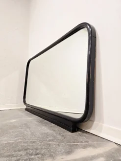 Miroir noir Art Déco des années 1920 - Grand cadre architectural