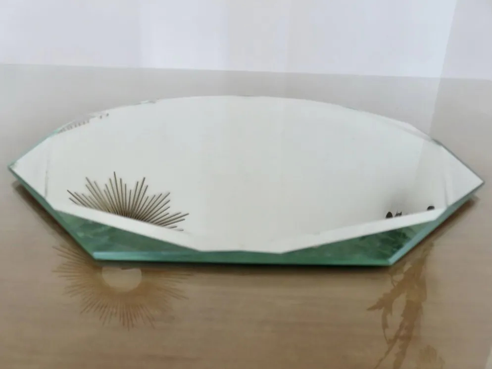 Miroir octogonal biseauté, années 40-50