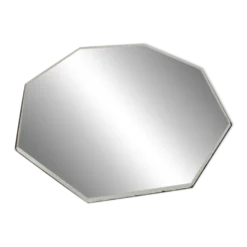 Miroir octogonal biseauté à poser