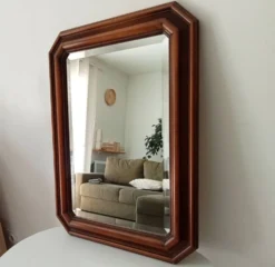 Miroir octogonale biseauté, années 60