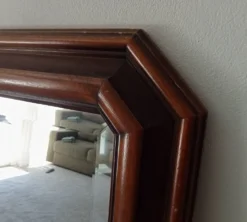 Miroir octogonale biseauté, années 60