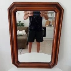 Miroir octogonale biseauté, années 60