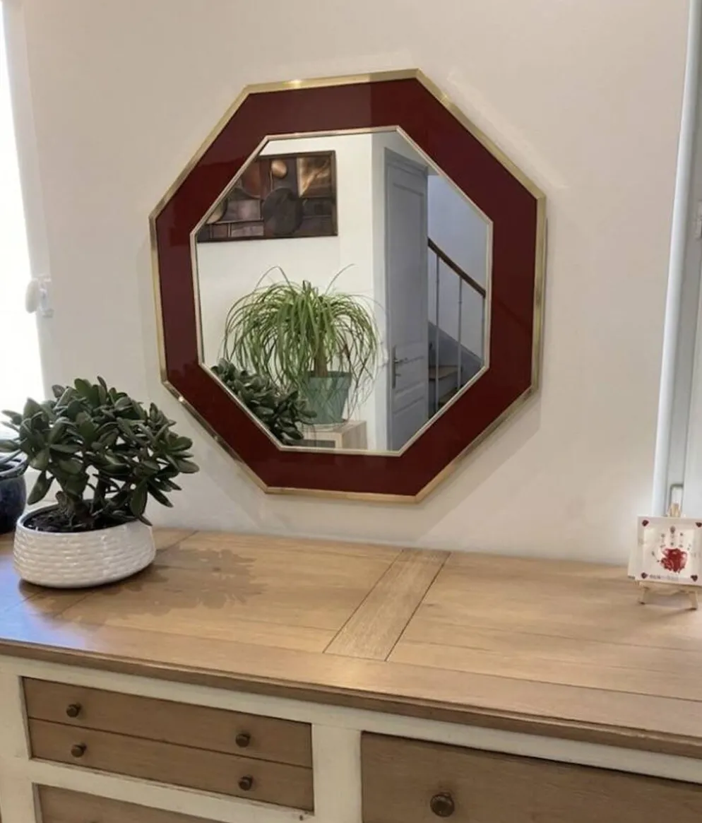 Miroir octogonal Eric Maville