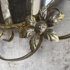 Miroir oeil de sorcière vintage 43 cm , années 60