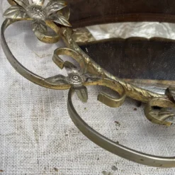 Miroir oeil de sorcière vintage 43 cm , années 60