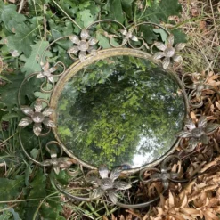 Miroir oeil de sorcière vintage 43 cm , années 60