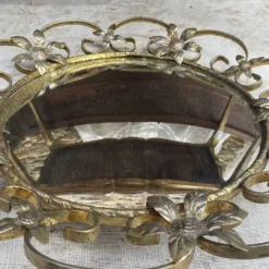 Miroir oeil de sorcière vintage 43 cm , années 60