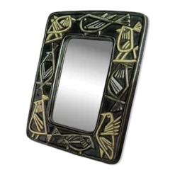 Miroir Oiseaux En Céramique Lisa Larson Série Harlequin/ Gustavsberg (