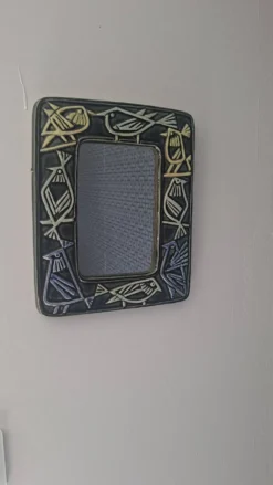 Miroir Oiseaux En Céramique Lisa Larson Série Harlequin/ Gustavsberg (