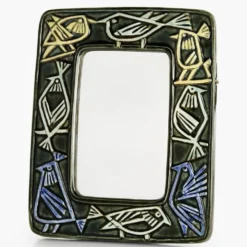 Miroir Oiseaux En Céramique Lisa Larson Série Harlequin/ Gustavsberg (