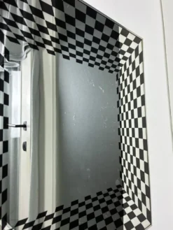 Miroir Op Art vintage par Deknudt