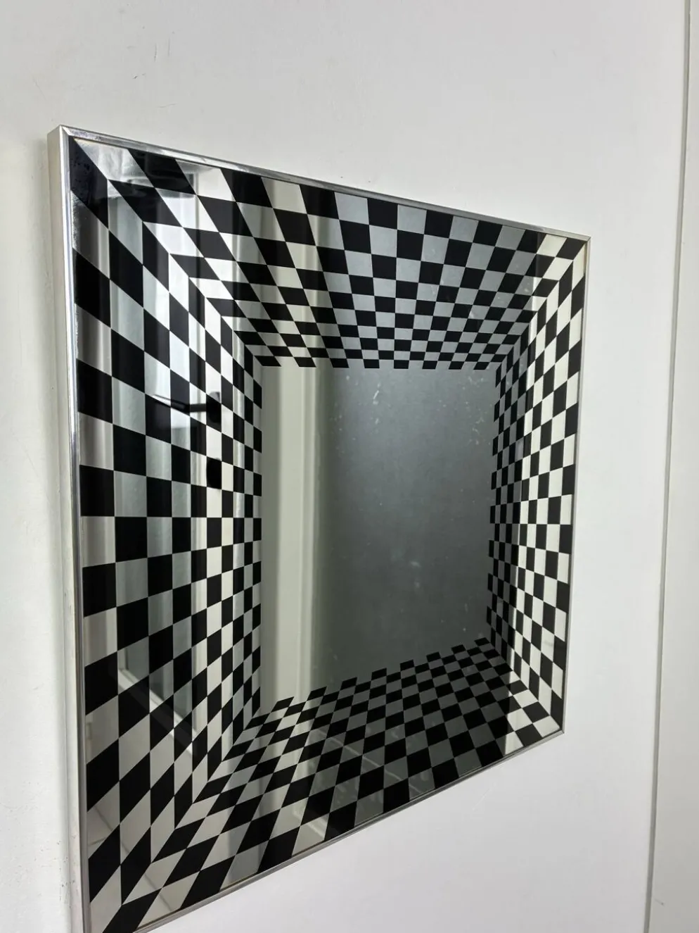 Miroir Op Art vintage par Deknudt