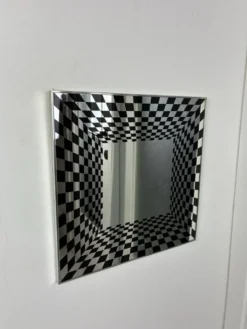 Miroir Op Art vintage par Deknudt
