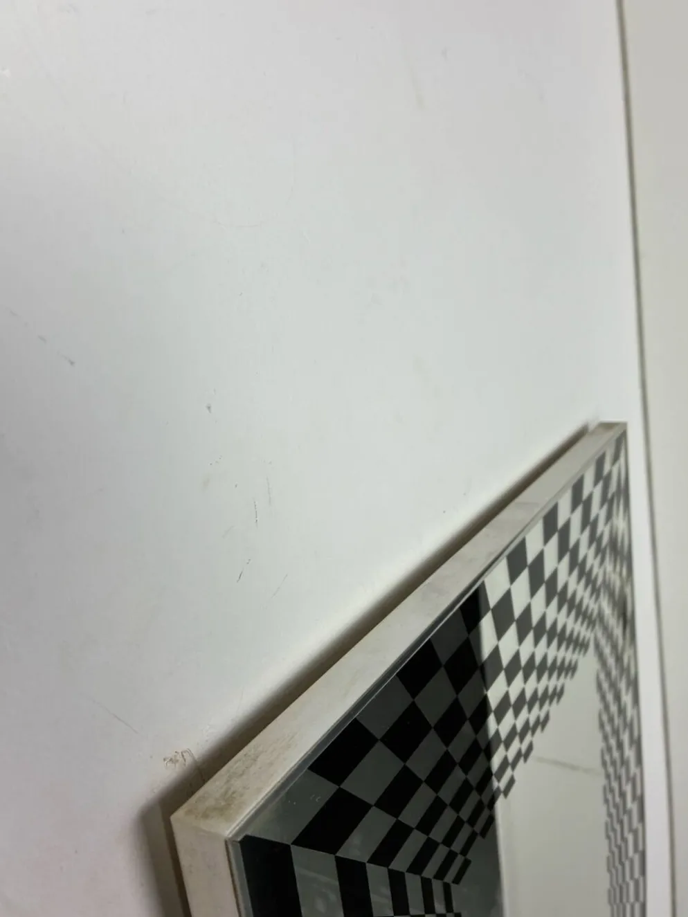Miroir Op Art vintage par Deknudt