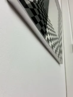 Miroir Op Art vintage par Deknudt