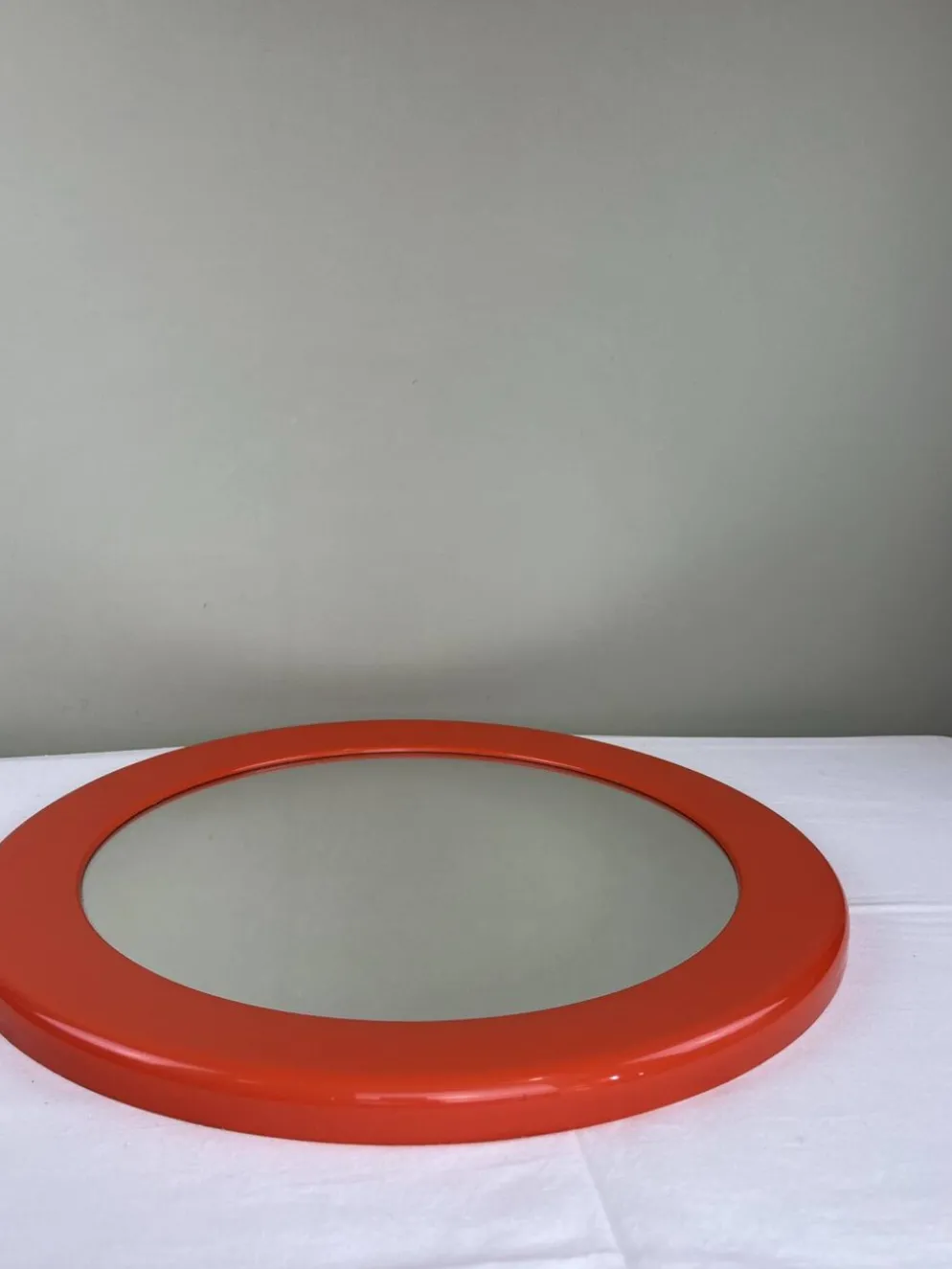 Miroir orange vintage