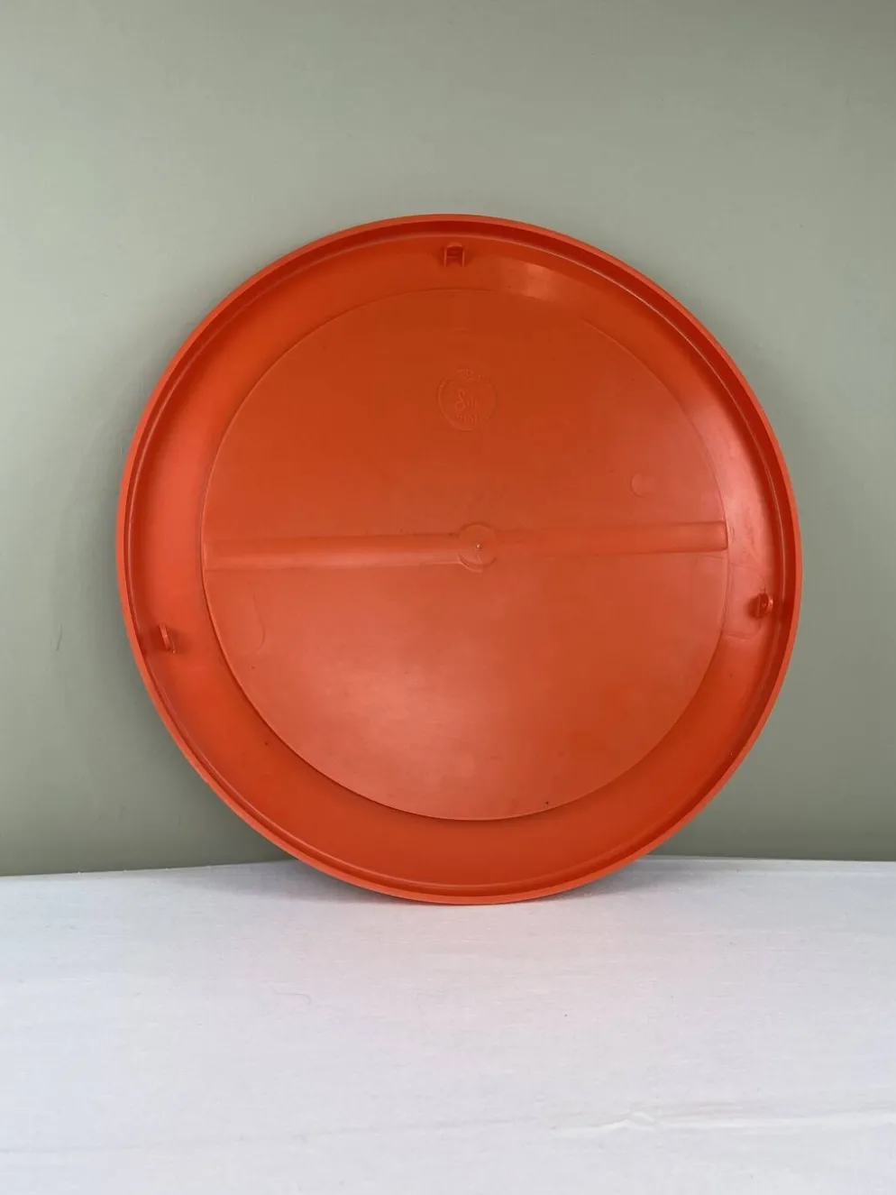 Miroir orange vintage