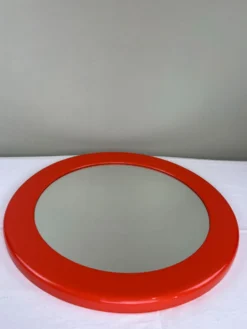 Miroir orange vintage