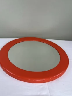 Miroir orange vintage