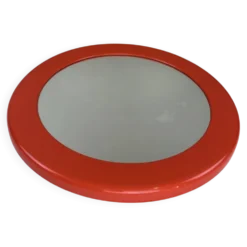Miroir orange vintage