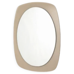 Miroir organique vintage années 1970 – Design moderniste
